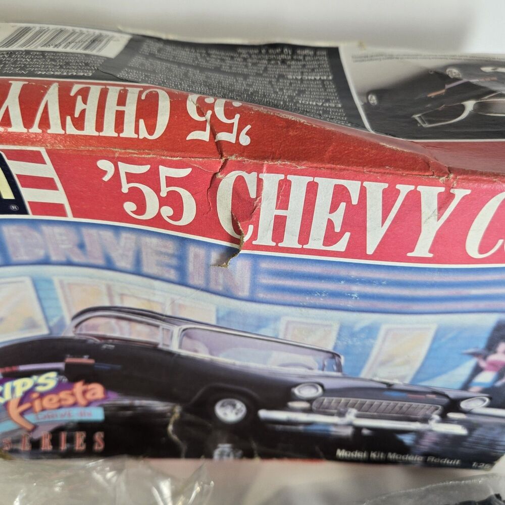 Vtg 1988 Revell 55 Chevy Coupe Model Kit 1:25 Skips Fiesta 7165 Sealed Parts - Picture 10 of 12